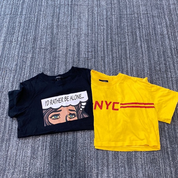 Forever 21 Shirt Bundle size small - Picture 1 of 7